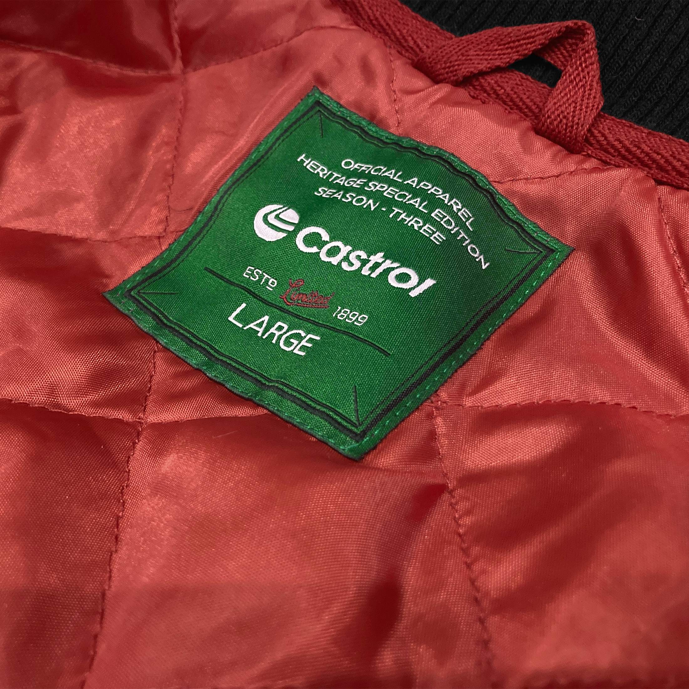 Ocieplana kurtka bejsbolowa Varsity :: True Black / Grey Heather