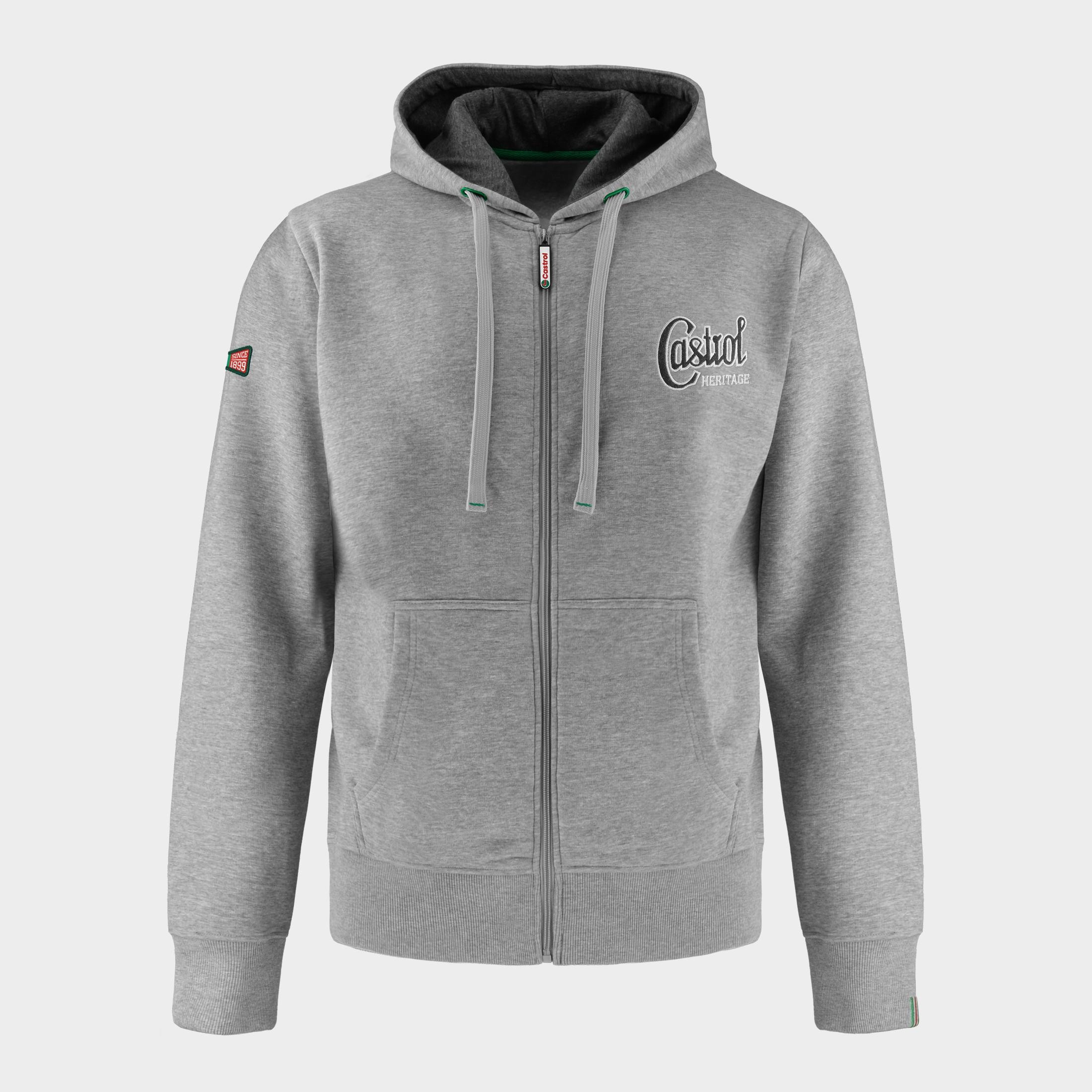 Heritage Full-Zip Hoodie :: Grey Heather