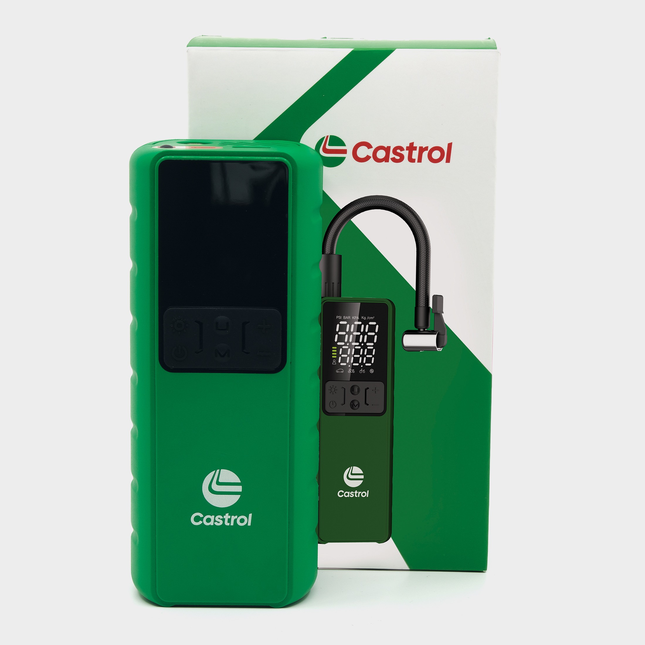 Portable Tire Inflator :: Castrol Green