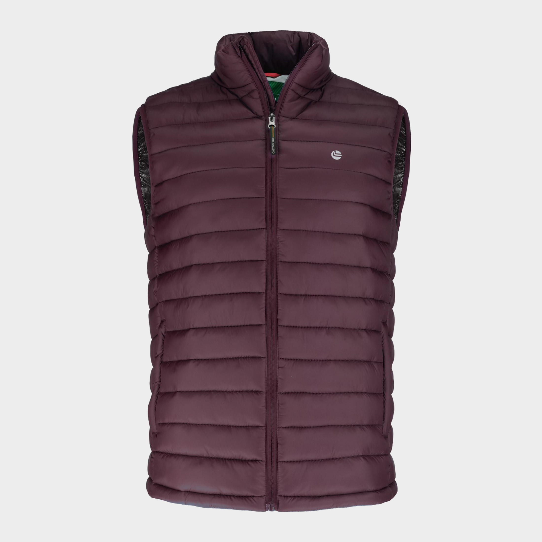 Strato Puffer Vest :: Burgundy