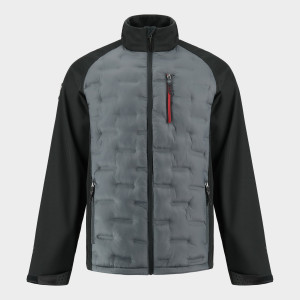 Halo Hybrid Jacket :: Core Black / Carbon Grey