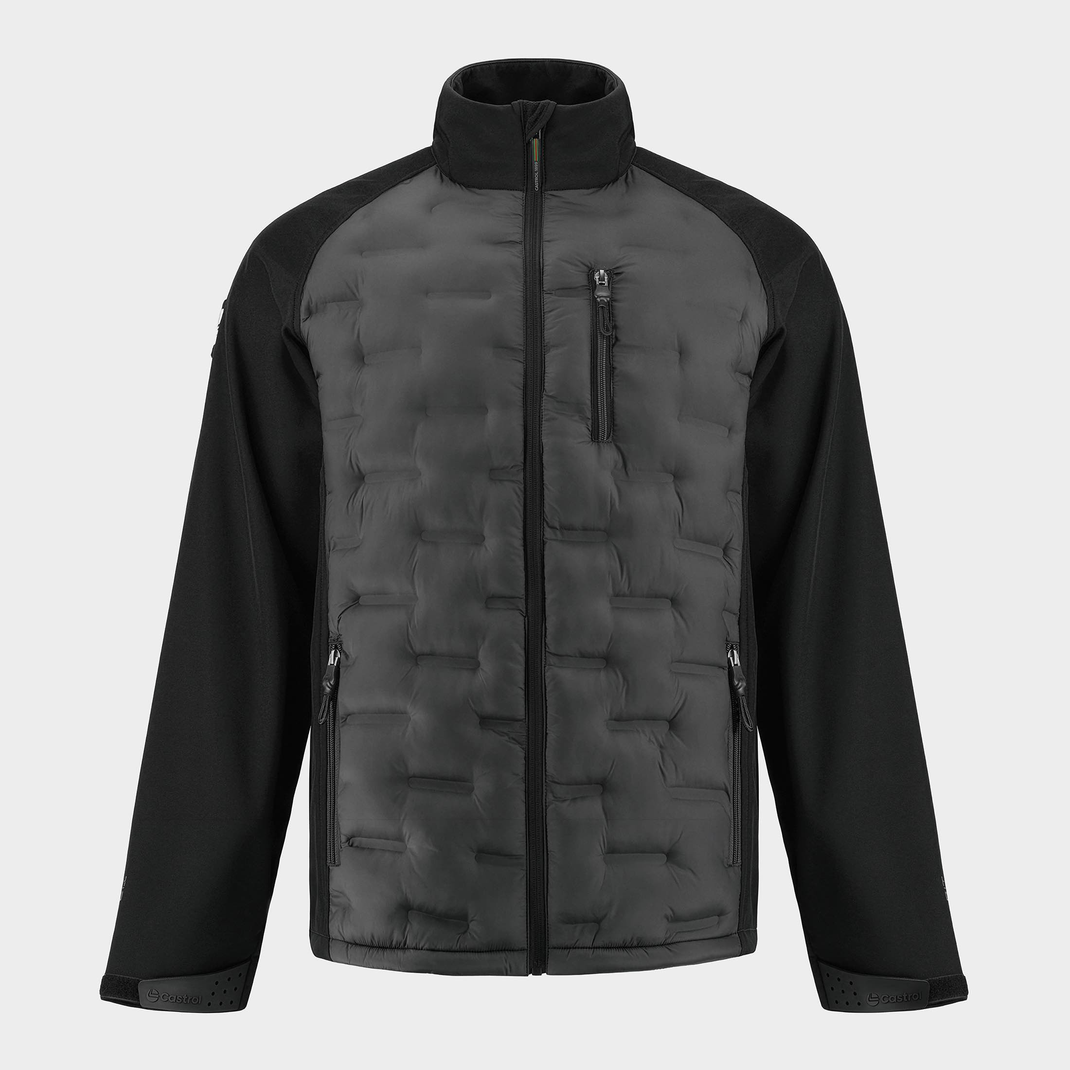 Halo II Hybrid Jacket :: Carbon Gray / Core Black