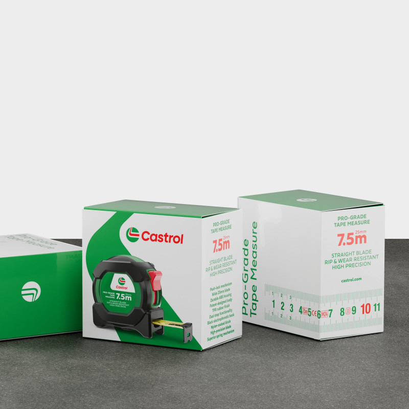 Miara zwijana klasy Pro (7,5m) :: Castrol Green / Core Black