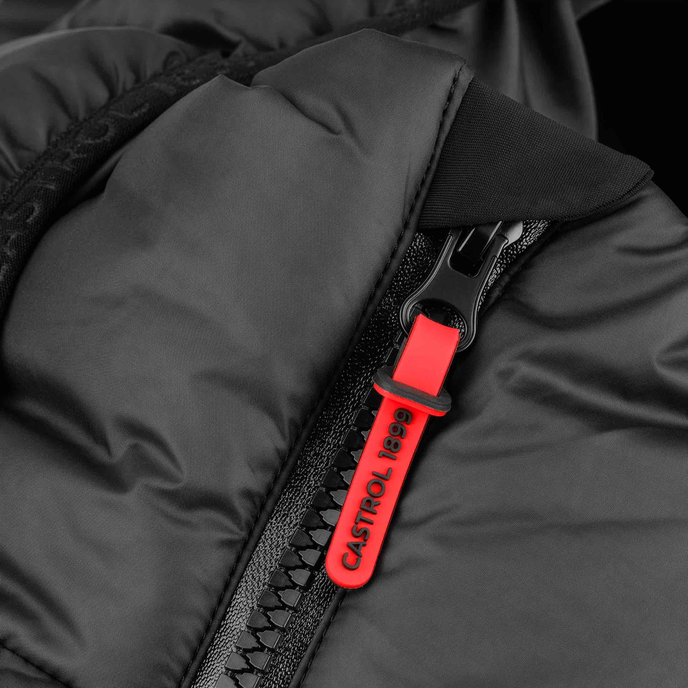 Klejona kurtka pikowana Fusion :: Carbon Black