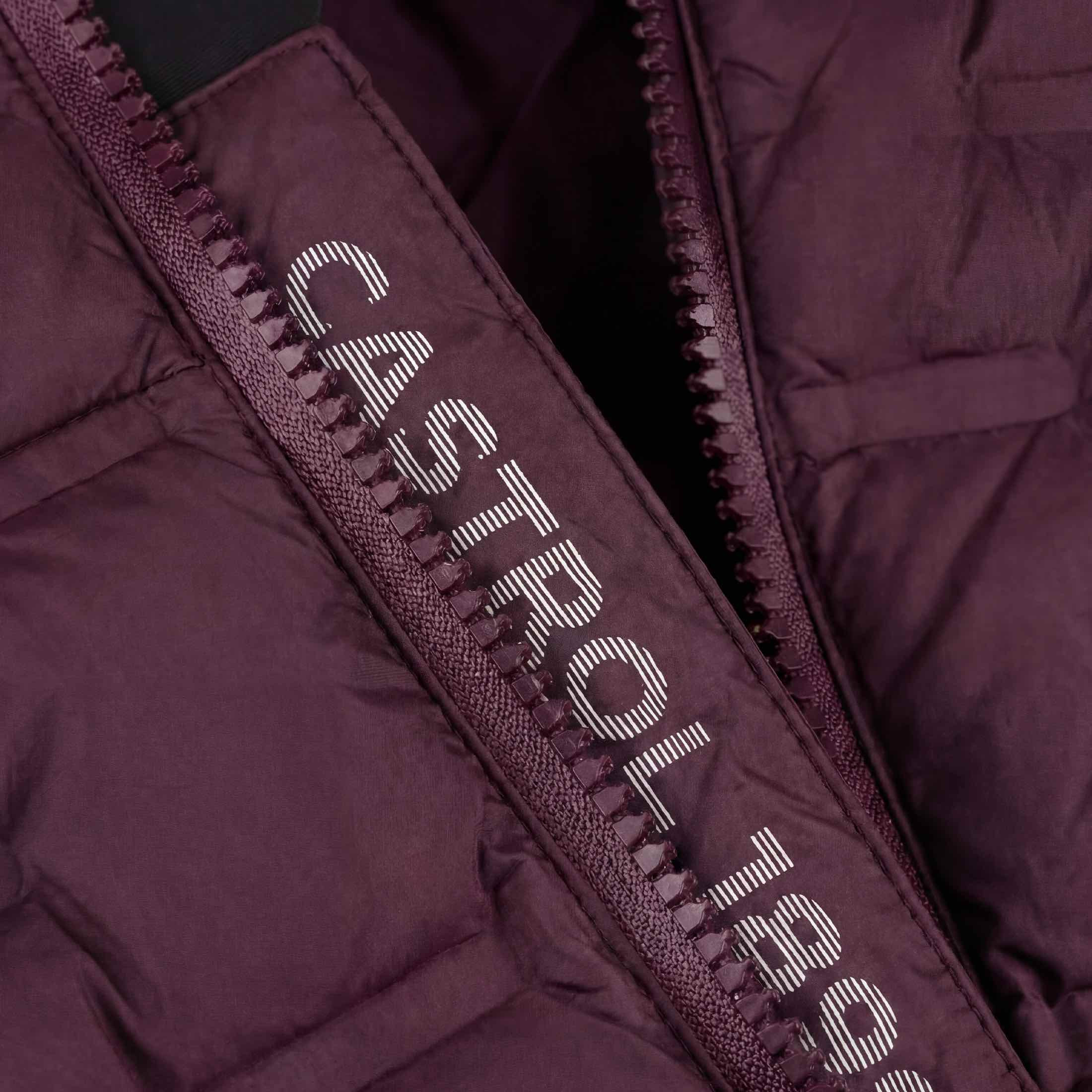 Fusion Glued Puffer Jacket :: Burgundy