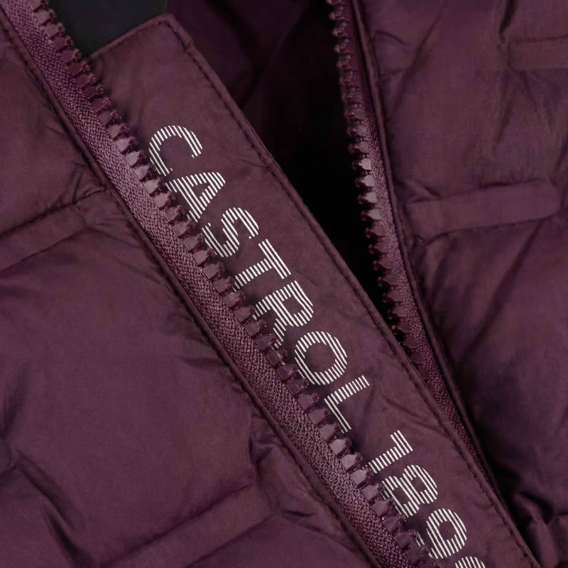 Fusion Glued Puffer Jacket :: Burgundy