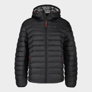 Kurtka pikowana z kapturem Zenith :: Core Black