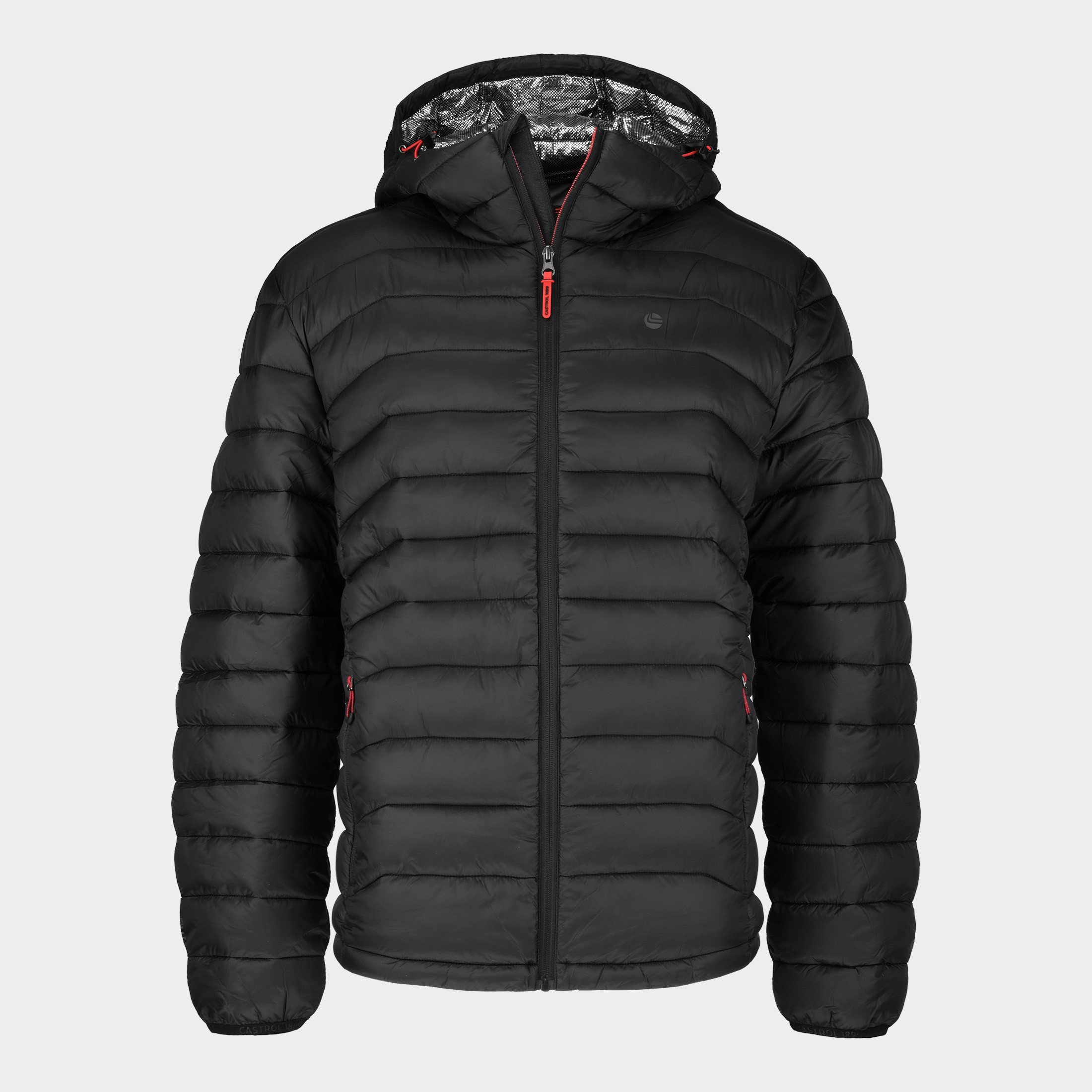 Kurtka pikowana z kapturem Zenith :: Core Black